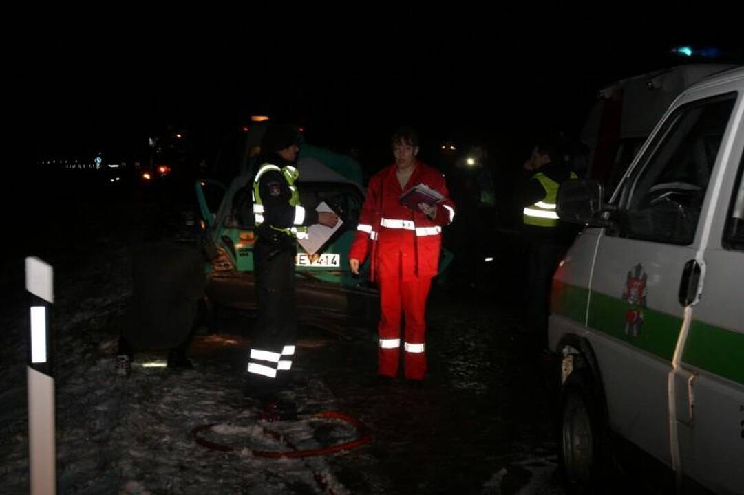 Per skaudžią avariją Vilniaus rajone žuvo moteris