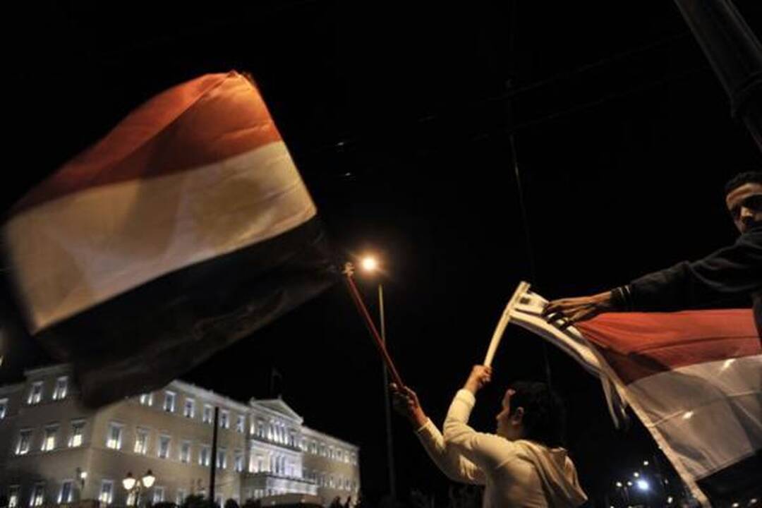 Egipto vyriausybės įspėjimai dėl griežtų priemonių nebaugina protestuotojų