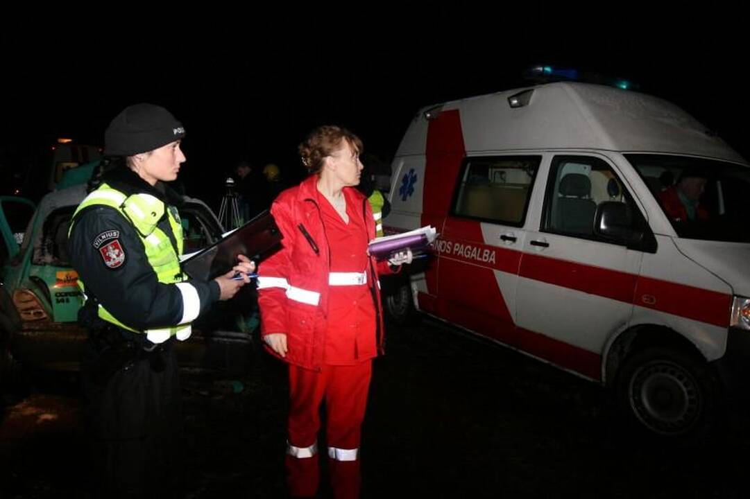Per skaudžią avariją Vilniaus rajone žuvo moteris