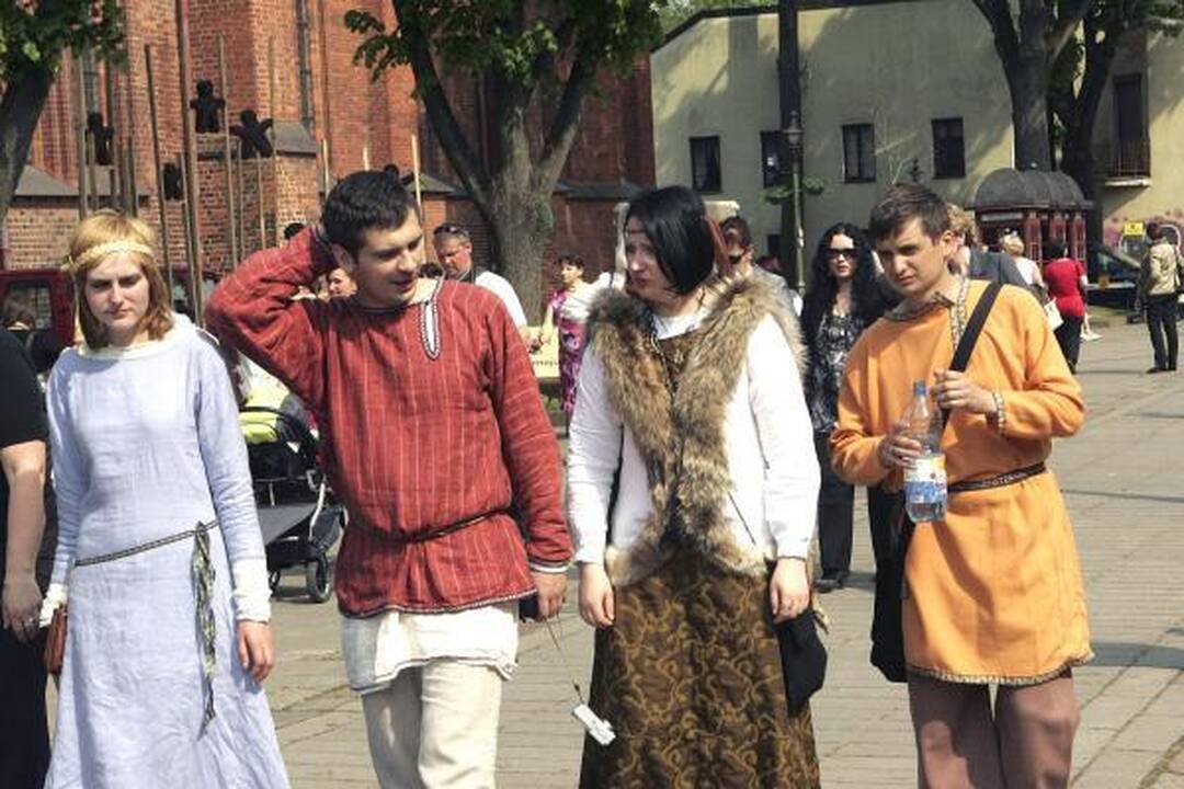 Eidami į Hanzos dienas nepamirškite skėčio ir patogios avalynės