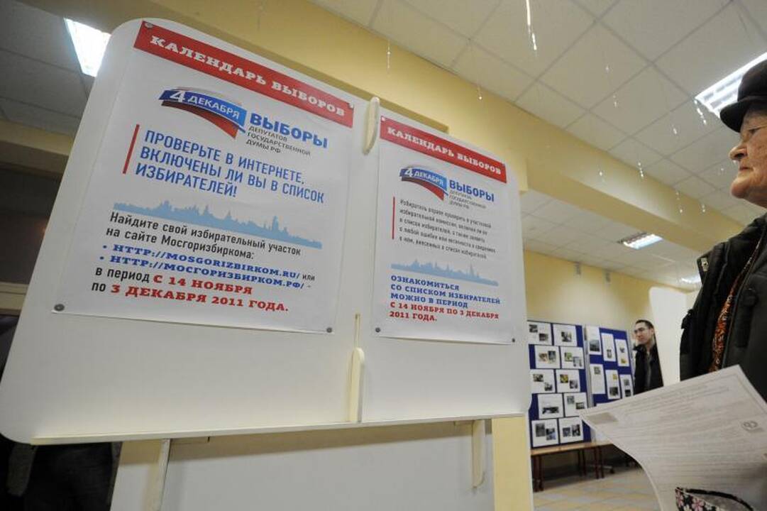 ESBO stebėtojai Rusijoje konstatavo „dažnus“ rinkimų pažeidimus