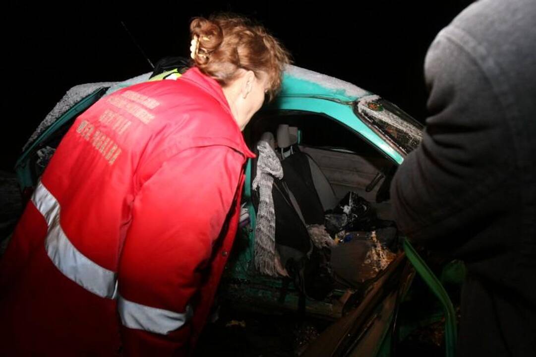 Per skaudžią avariją Vilniaus rajone žuvo moteris