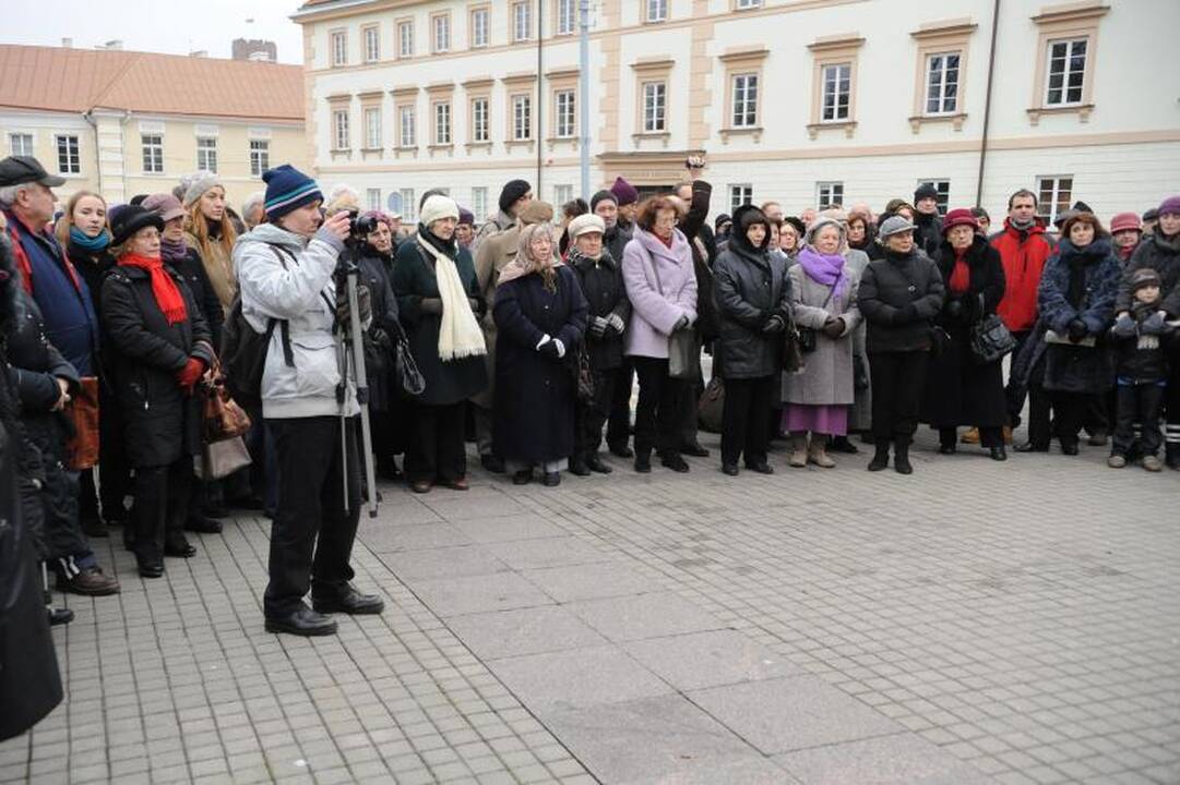 Vilniuje paminėtas Garliavos įvykių pusmetis