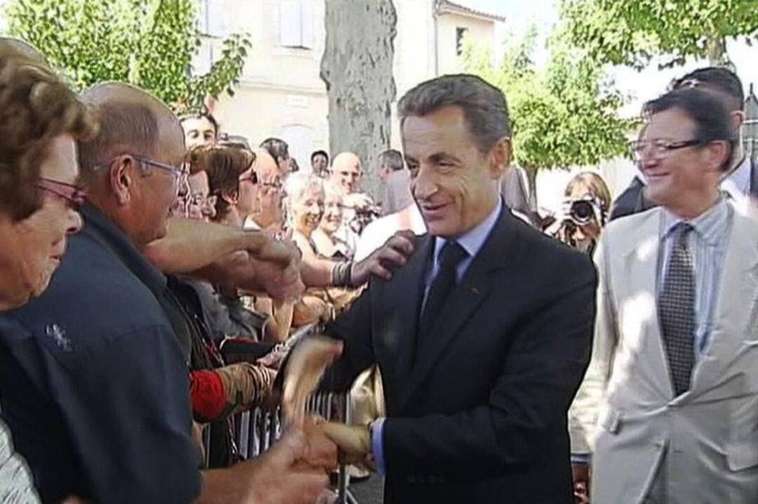 Užpultas Prancūzijos prezidentas N.Sarkozy