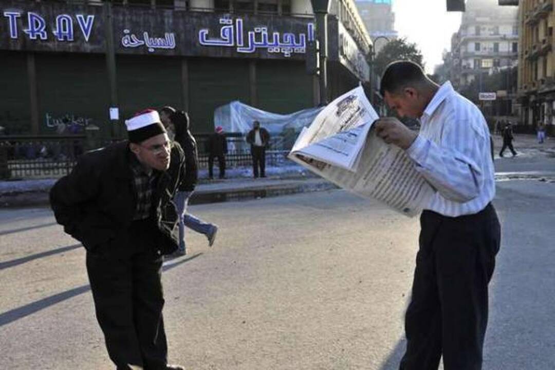 Egipto vyriausybės įspėjimai dėl griežtų priemonių nebaugina protestuotojų