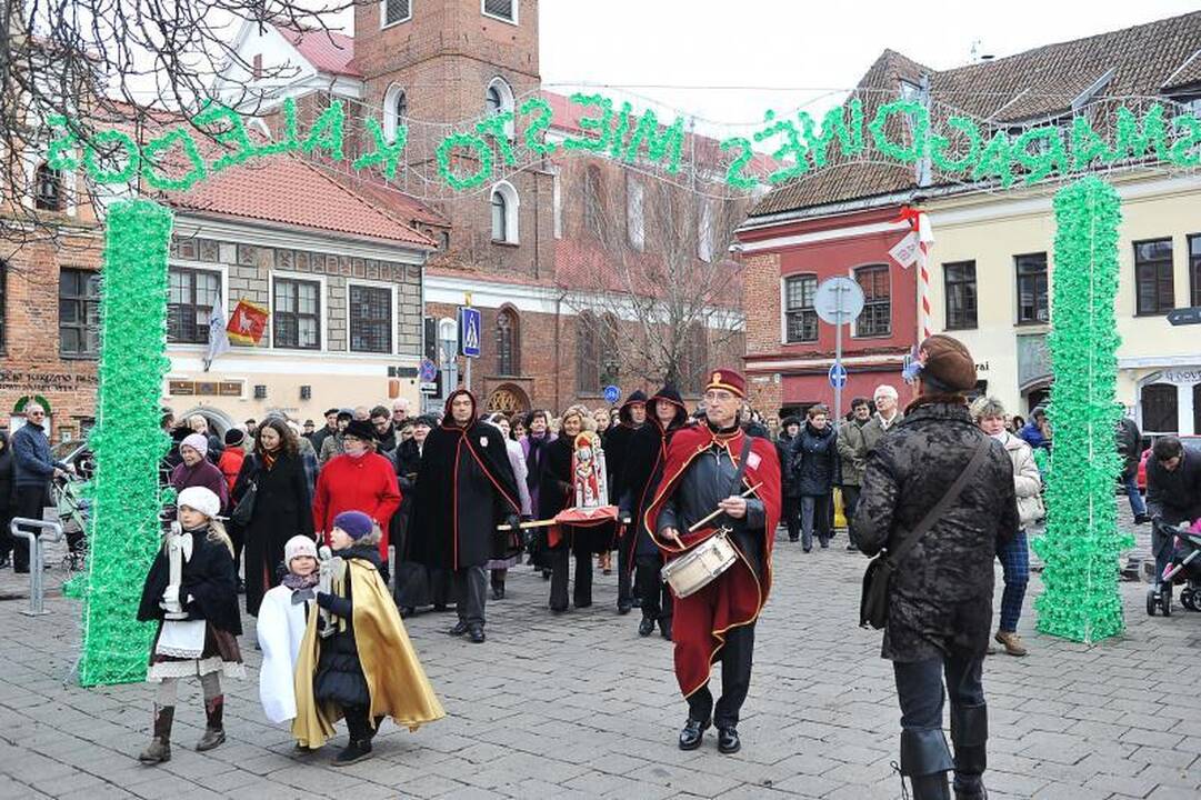Miesto raktas perduotas Kalėdų senelio pirmtakui – Šv. Mikalojui