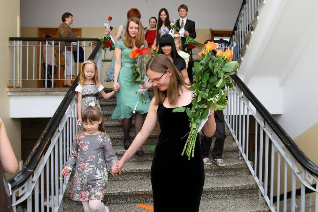 Mokyklose prasidėjo Paskutinio skambučio šventė