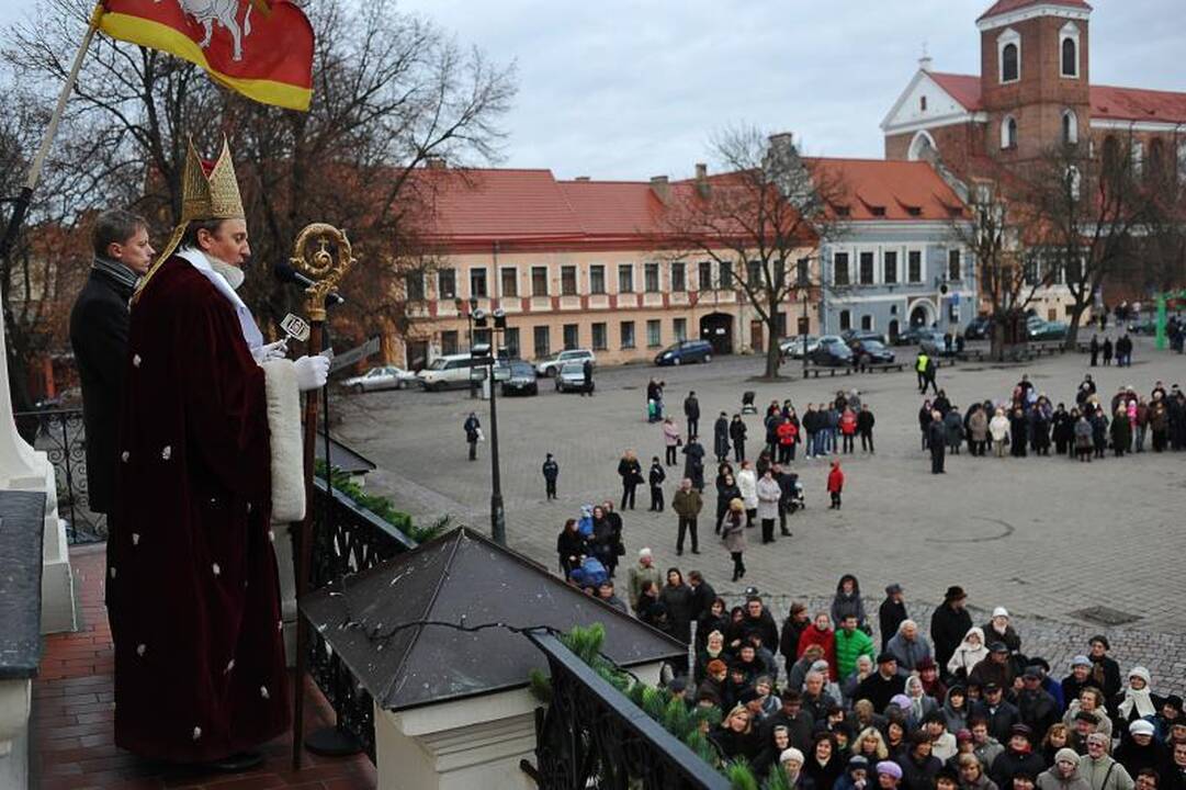 Miesto raktas perduotas Kalėdų senelio pirmtakui – Šv. Mikalojui