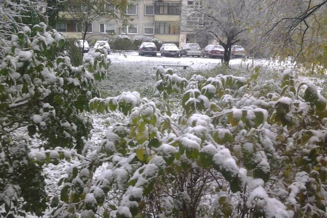 Dėl šlapdribos – sudėtingos eismo sąlygos  
