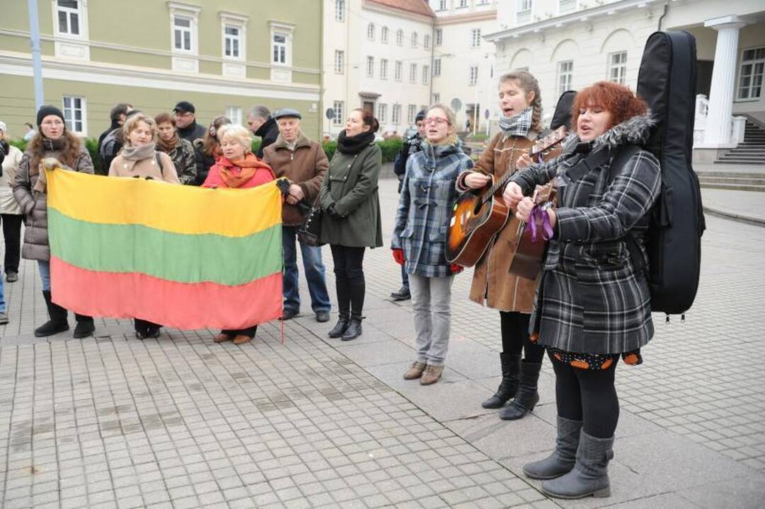 Vilniuje paminėtas Garliavos įvykių pusmetis
