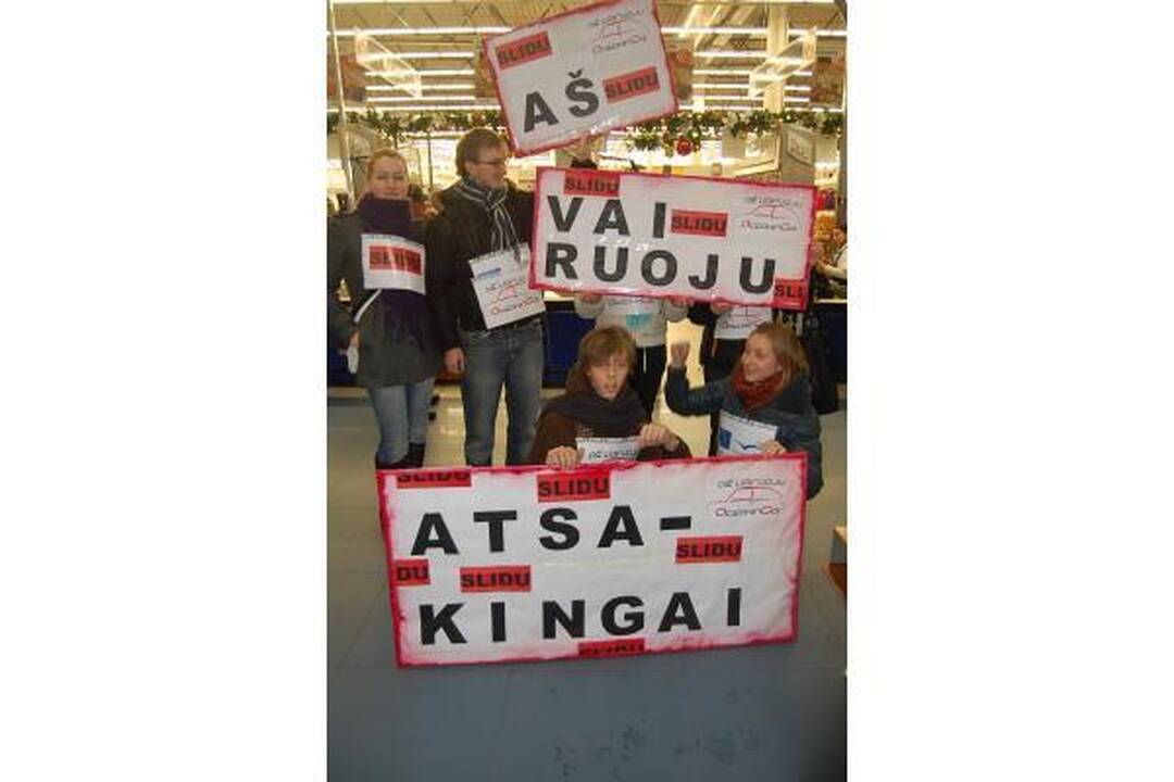 Jaunimas ragino būti atsargesniais kelyje