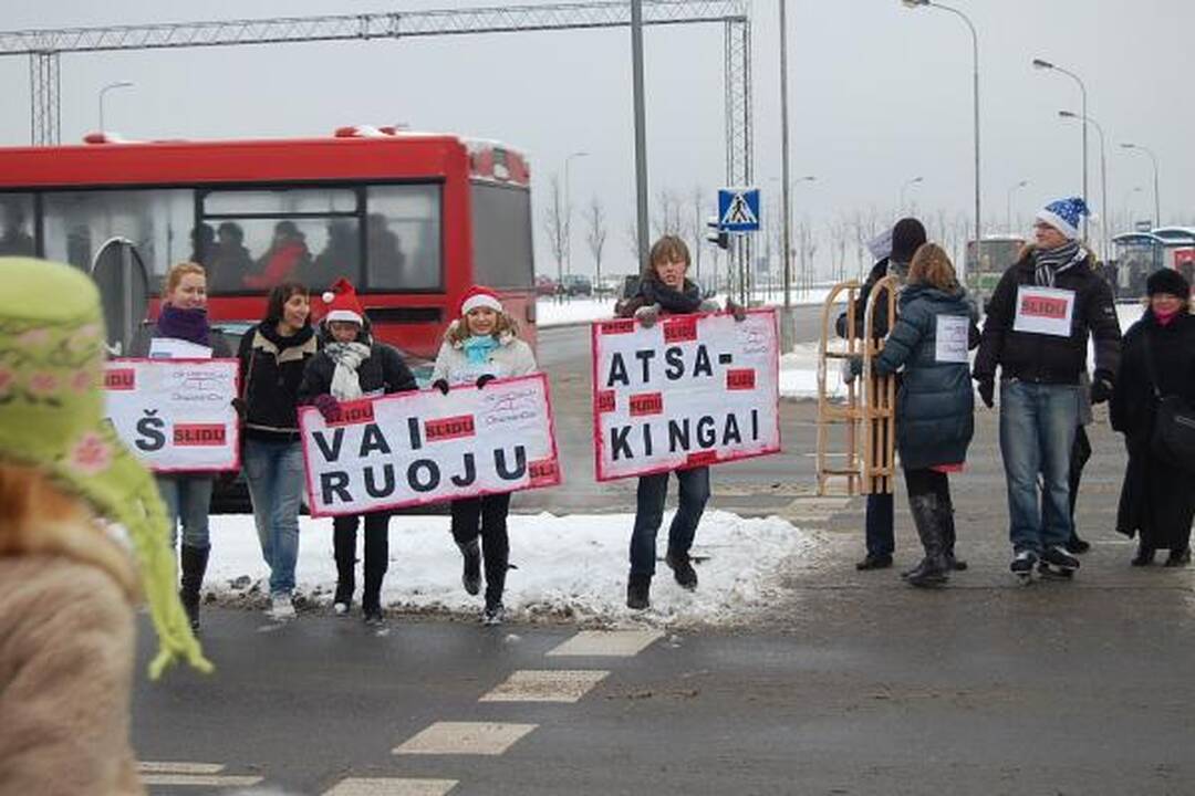 Jaunimas ragino būti atsargesniais kelyje