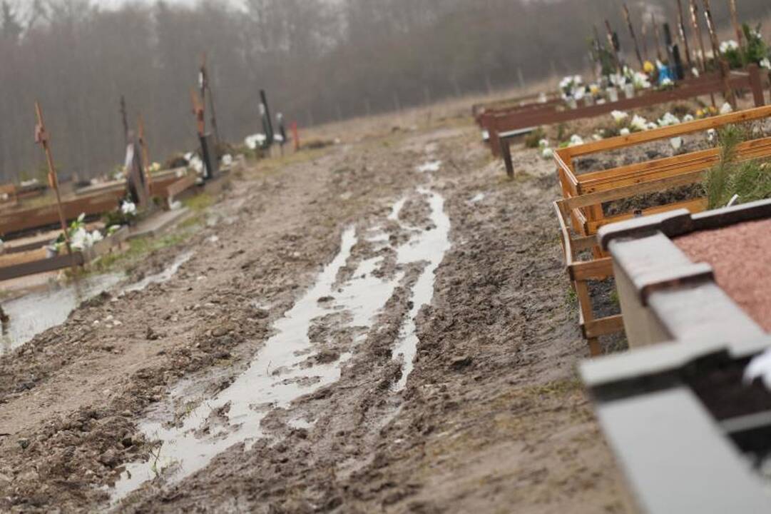 Kauniečiai priversti artimuosius laidoti pelkėje