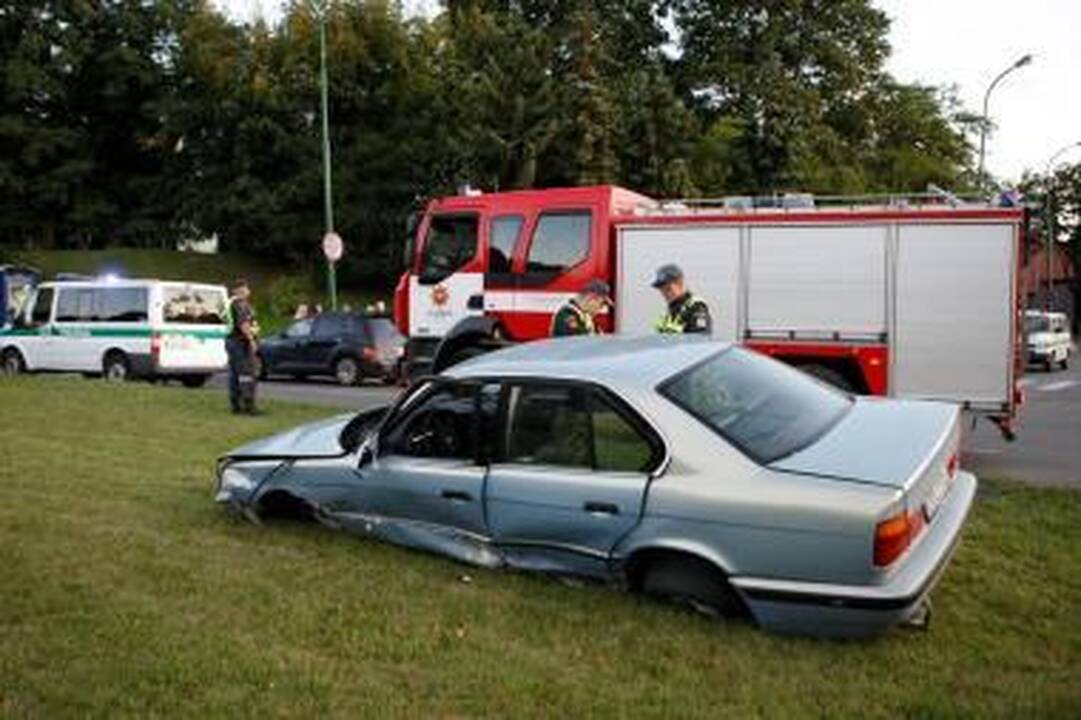 Klaipėdos centre vertėsi BMW
