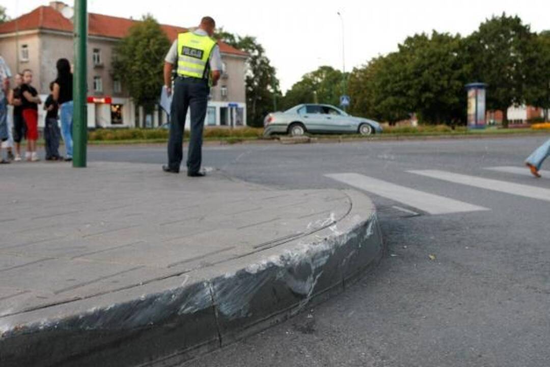 Klaipėdos centre vertėsi BMW