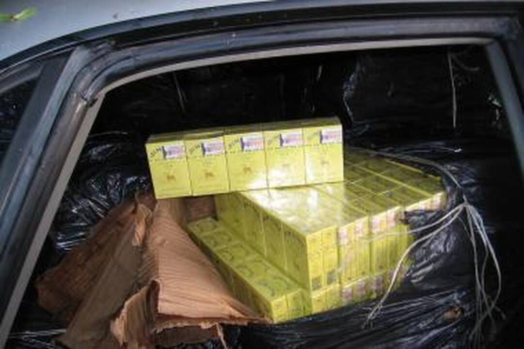 Sulaikyta kontrabandinių cigarečių daugiau kaip už 111 tūkst. litų