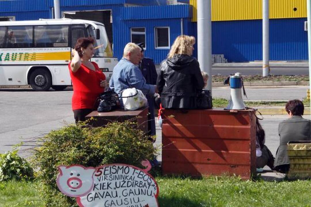 Kaune streikuoja dalis troleibusų vairuotojų