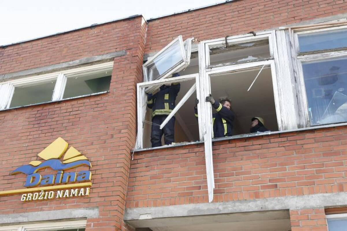 Klaipėdoje, Minijos gatvės name įvyko sprogimas (papildyta 12:45 val.)