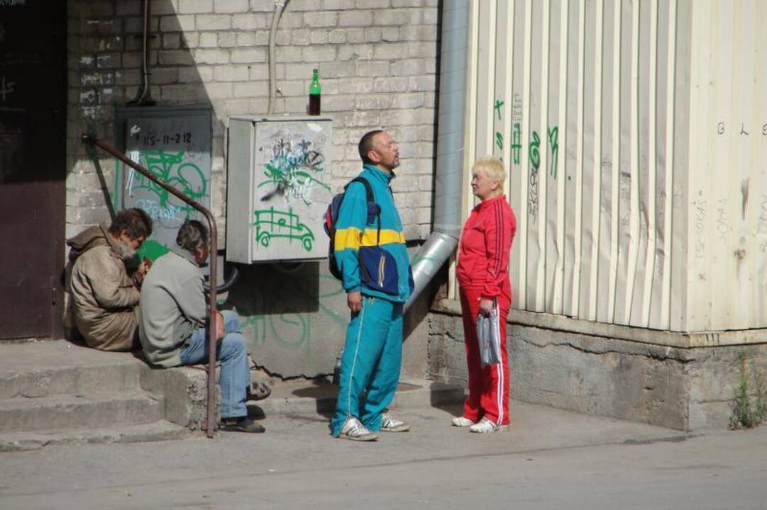 Puota – prie pat J.Janonio gatvės „Ikiuko“ durų