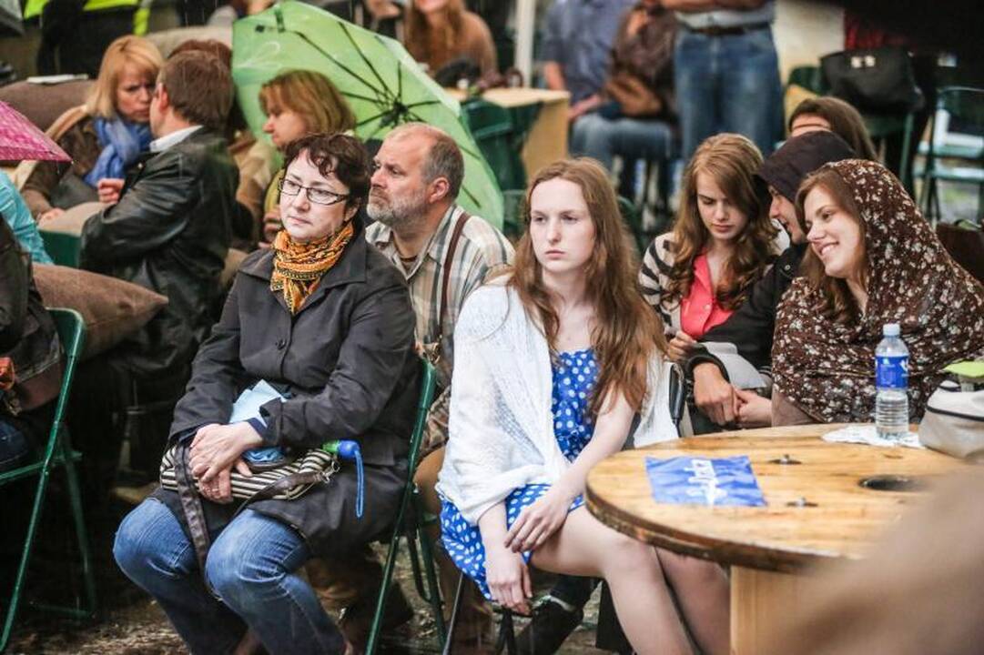 Liūtis nenuplovė festivalio   „Be stogo“