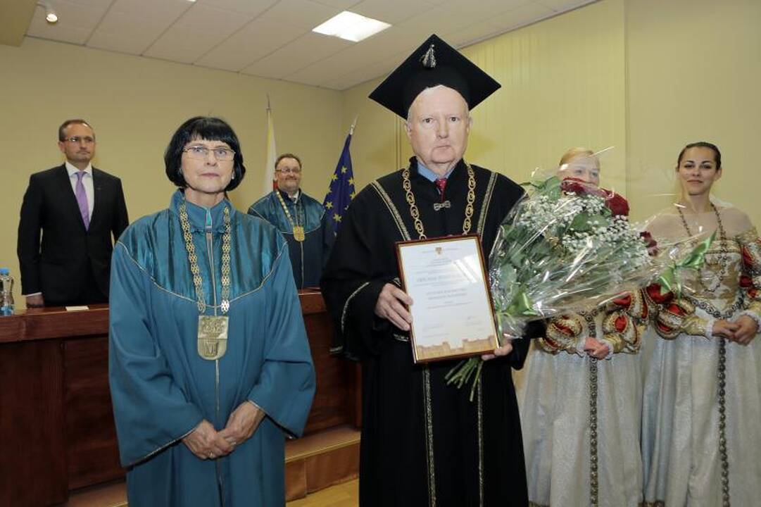 Klaipėdos universitete – nauji garbės daktarai