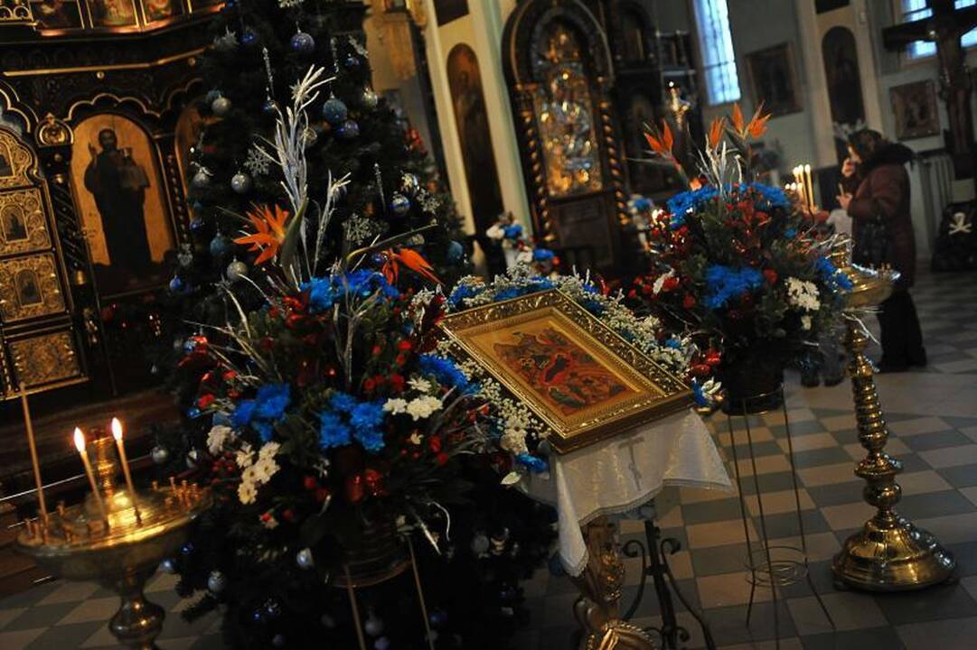 Stačiatikiai bursis prie Kūčių stalo, rytoj švęs Kalėdas