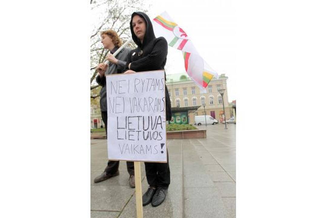 Įstojimo į ES dieną sostinėje eisena minėjo tik jaunieji liberalai