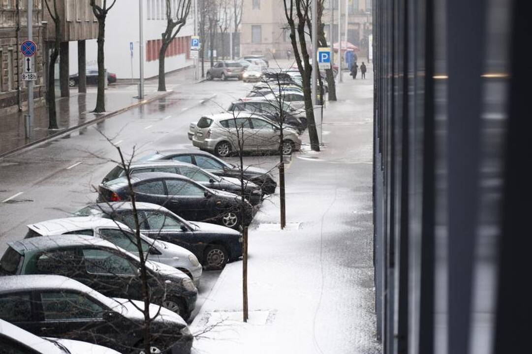 Audra didelių nuostolių mieste nepridarė
