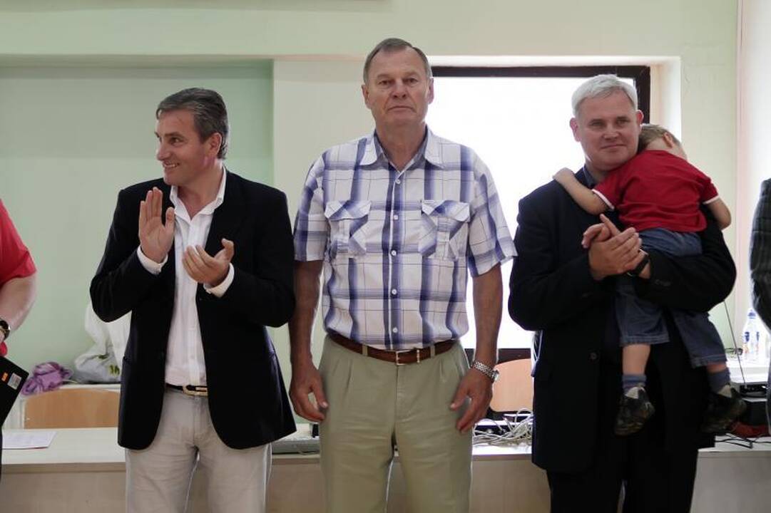 Krepšinio aikštelėje Klaipėdoje – Arvydas Sabonis 