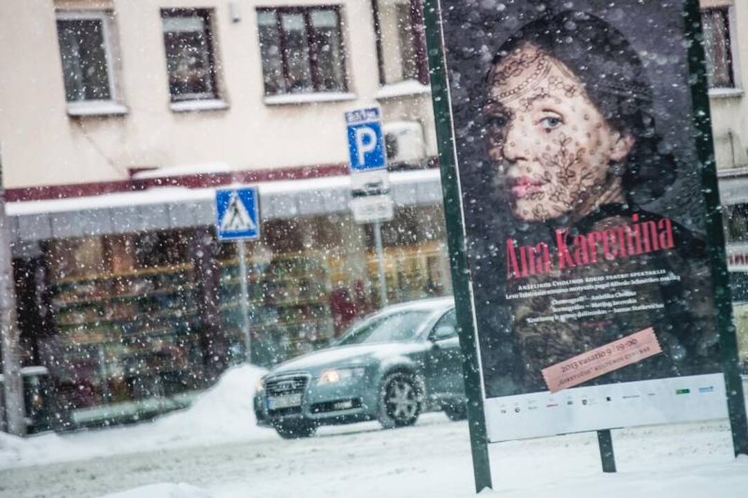 Sniegas Kaune chaoso   dar   nesukėlė   