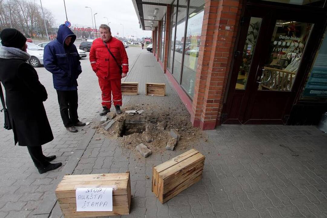 Klaipėdoje sprogus elektros kabeliams buvo sutrikęs elektros tiekimas