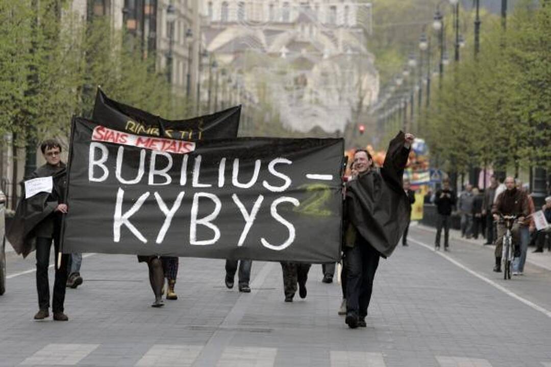 Gegužės 1-ąją minėjo frontininkai, prorusiškas jaunimas ir profsąjungos (papildyta)