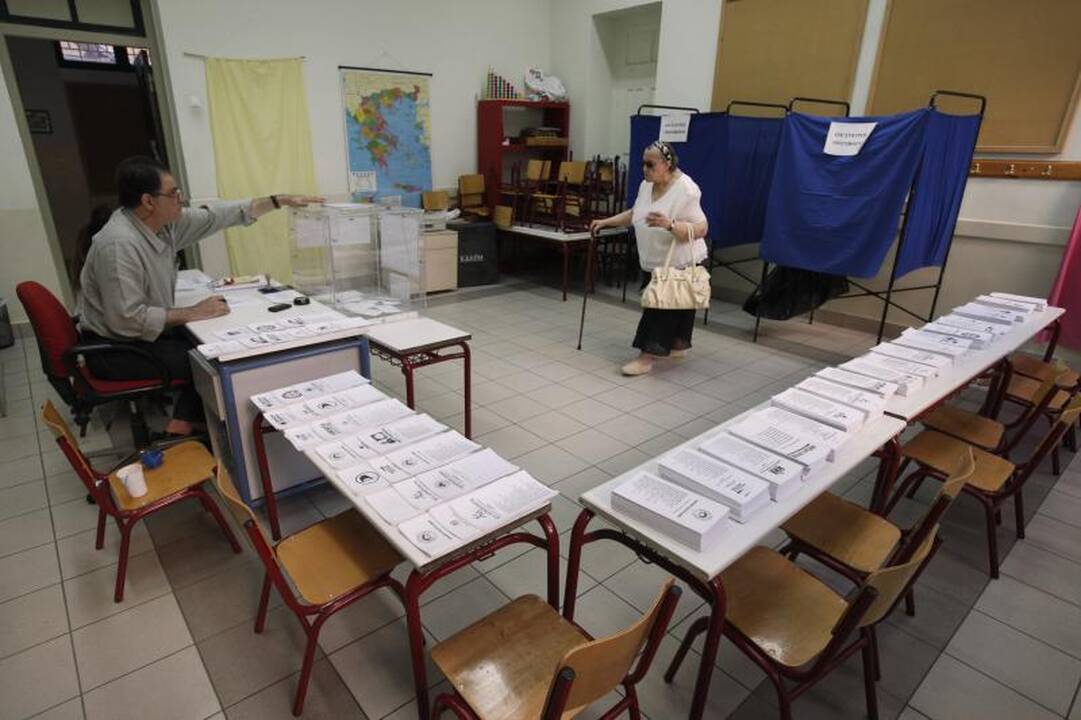 Istoriniams Graikijos rinkimams įtaką daro pyktis ir nerimas