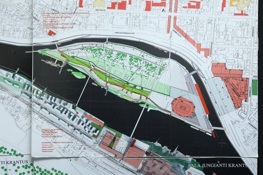 Architektų vizijose Nemuno sala – su uostais ir paplūdimiu