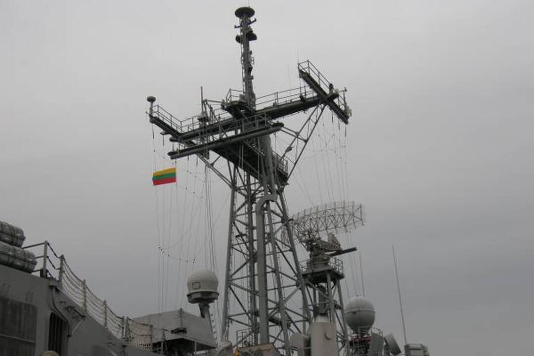 Klaipėdoje prisišvartavo JAV kariškių laivas „USS John L.Hall“