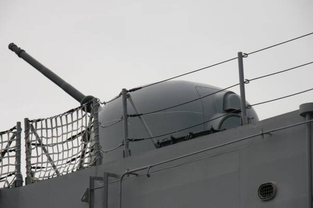 Klaipėdoje prisišvartavo JAV kariškių laivas „USS John L.Hall“