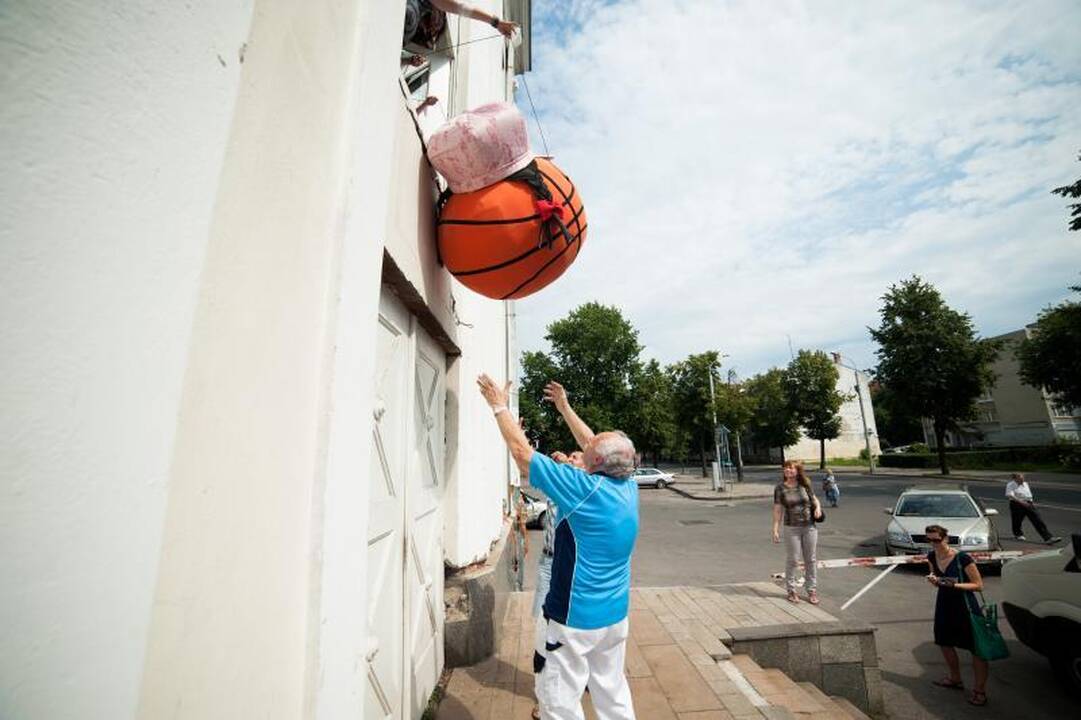 Savo žygį pradėjo Krepšenių    šeimynėlė