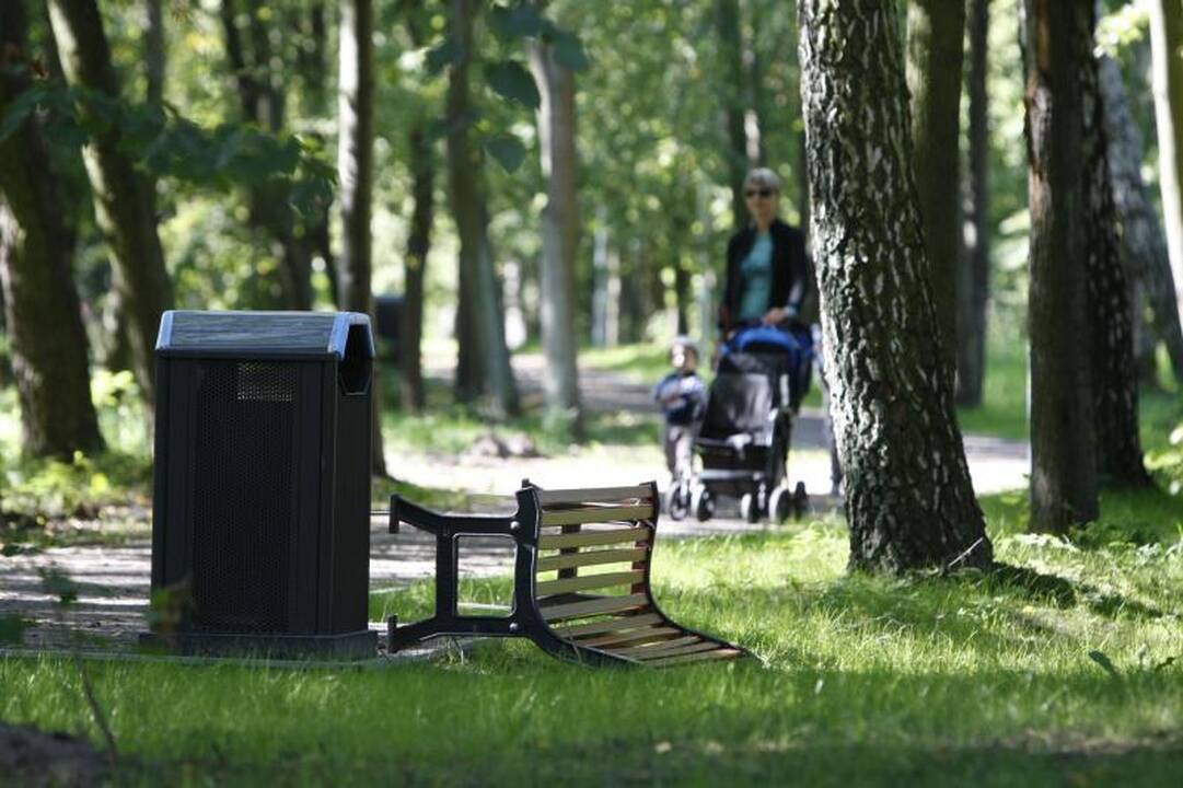 Į Klaipėdos poilsio parką įsisuko vandalai