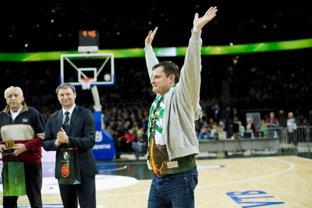 „Žalgirio“ arenoje – sveikinimai milijonajam lankytojui
