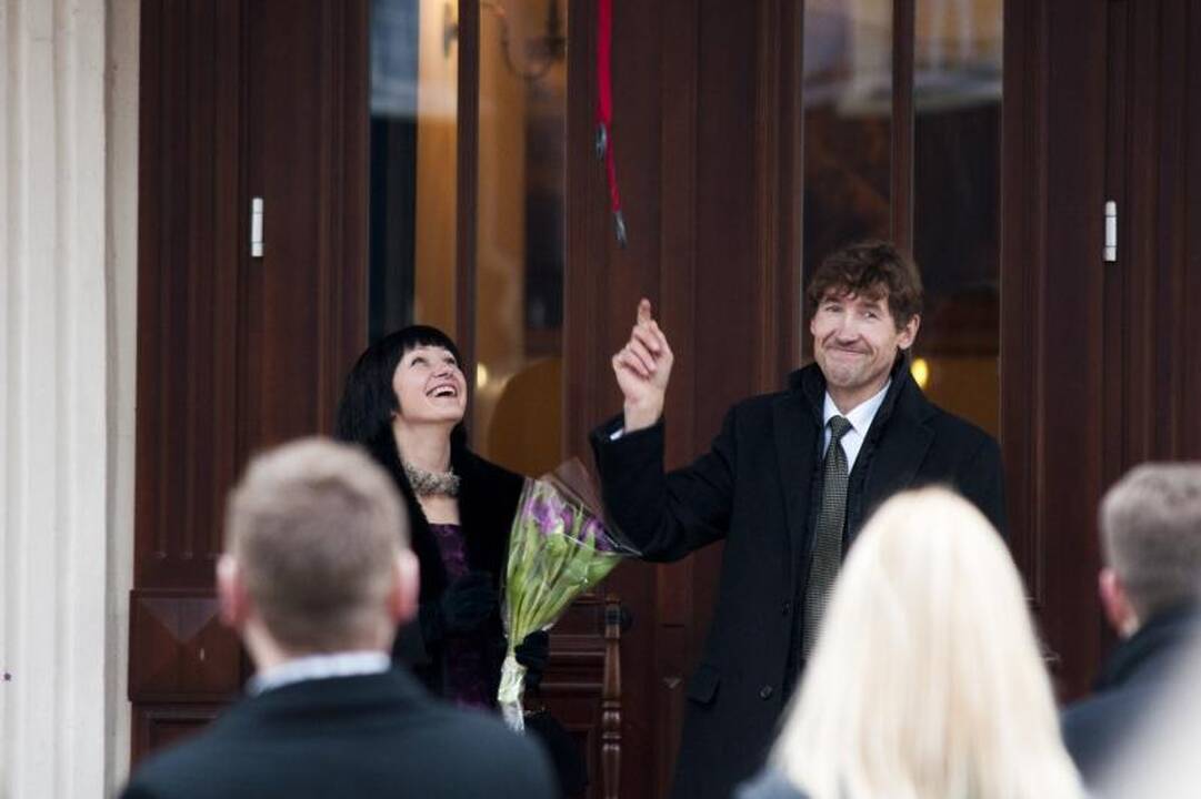 Dvarininkas ir dailininkė tuokėsi antrąkart ir apsikeitė dviem žiedais