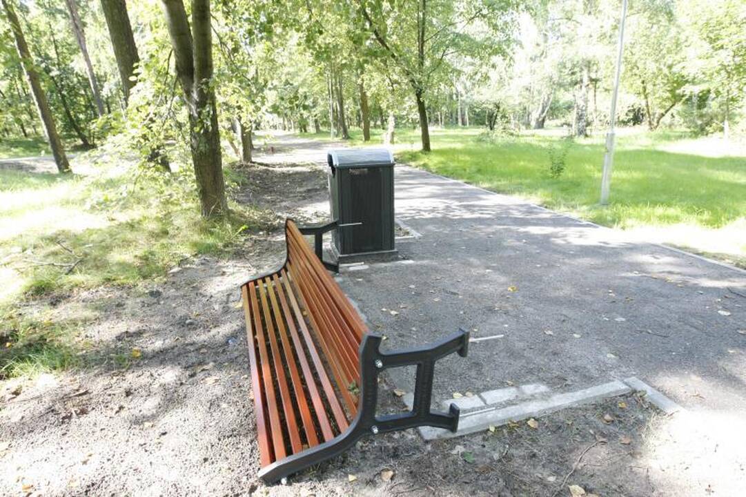 Į Klaipėdos poilsio parką įsisuko vandalai