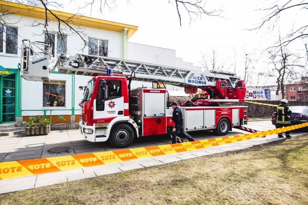 Gesinti Lėlių teatro sulėkė 7 ugniagesių automobiliai