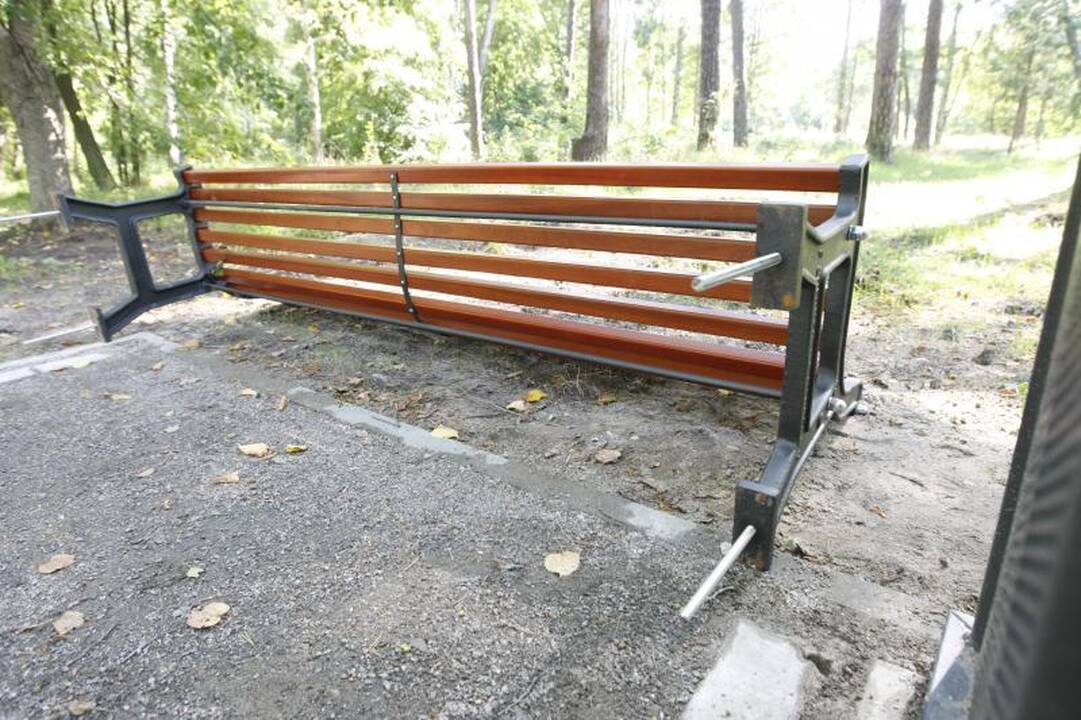 Į Klaipėdos poilsio parką įsisuko vandalai