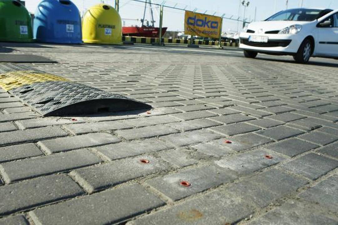 Traukinukas jau laukia Senosios perkėlos keleivių