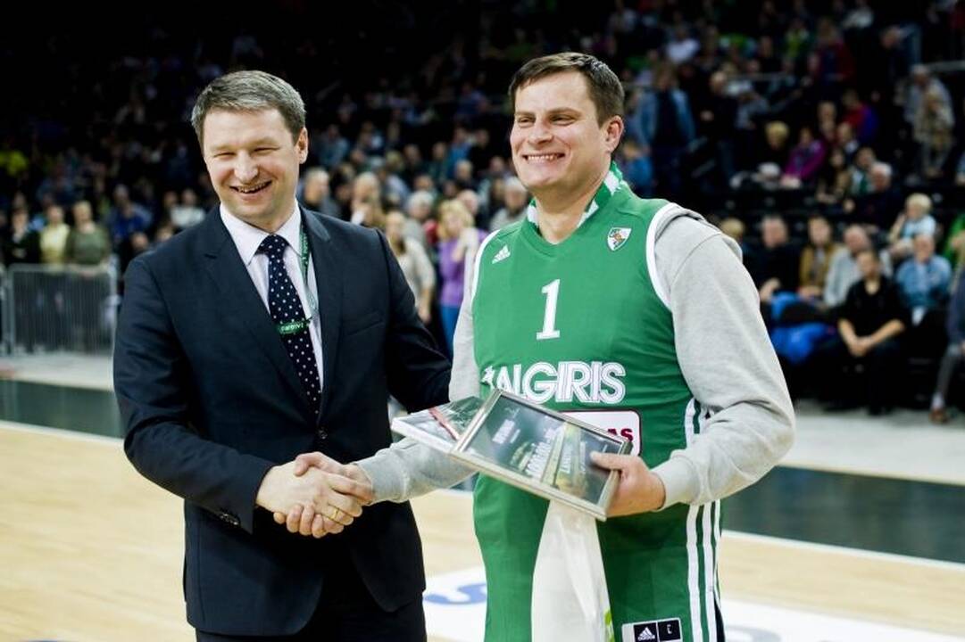 „Žalgirio“ arenoje – sveikinimai milijonajam lankytojui