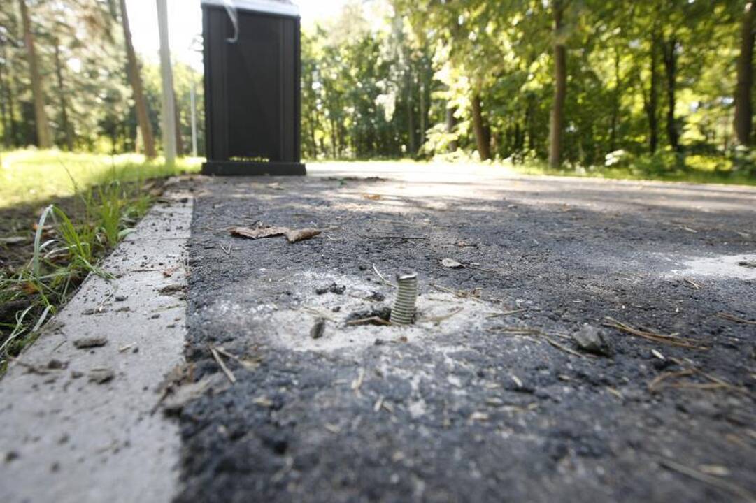 Į Klaipėdos poilsio parką įsisuko vandalai