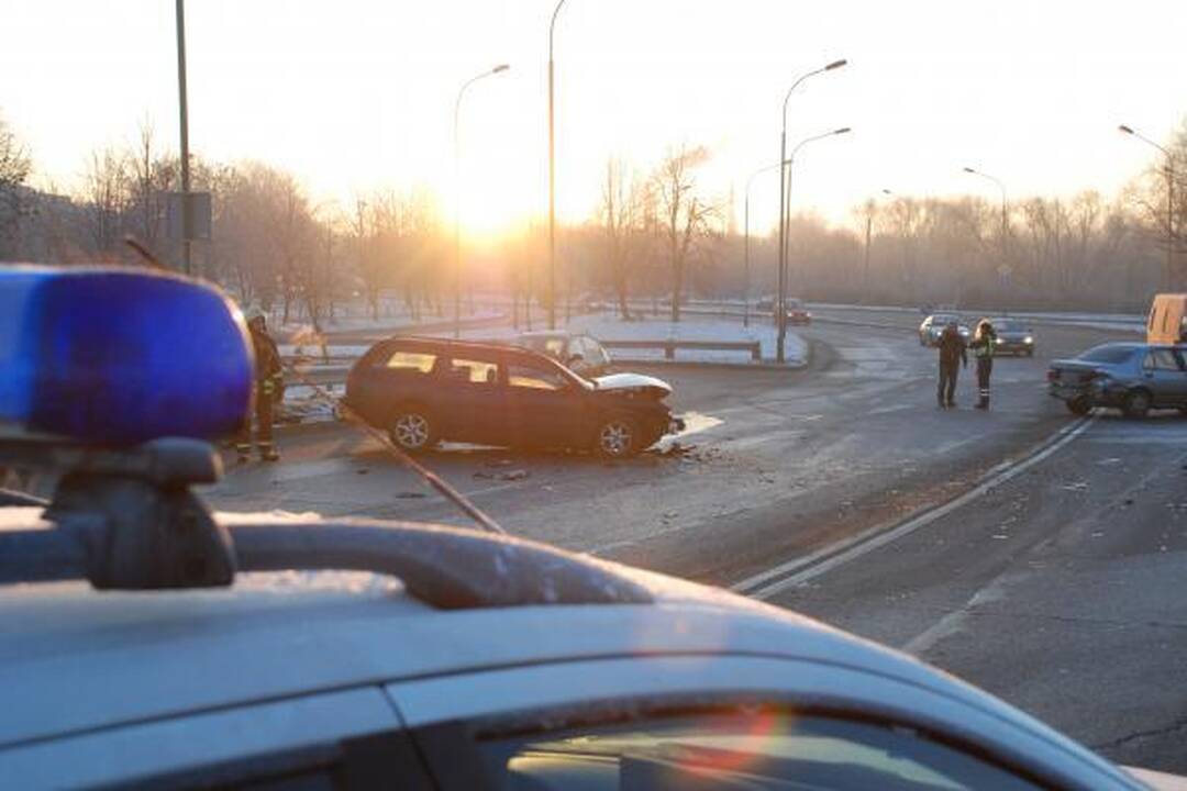 Avarijoje Klaipėdoje nukentėjo du žmonės