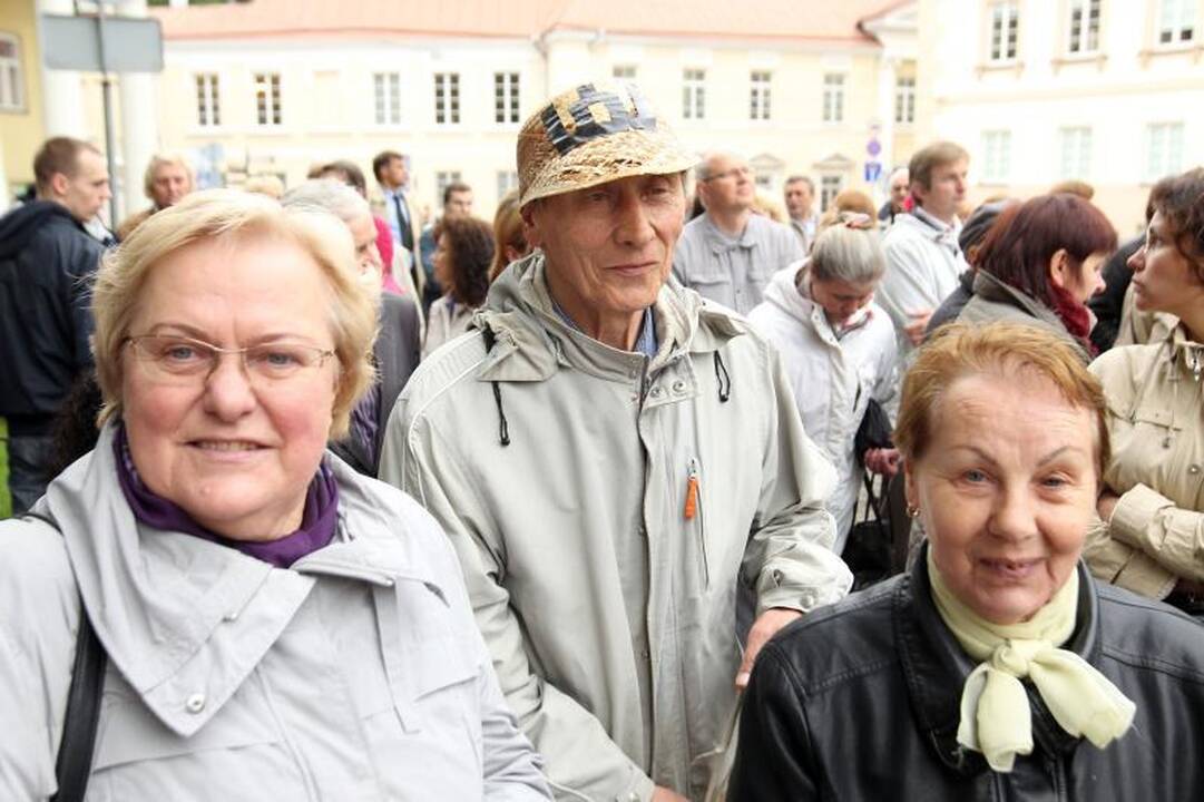 Po įvykių Garliavoje – mitingas prie Prezidentūros