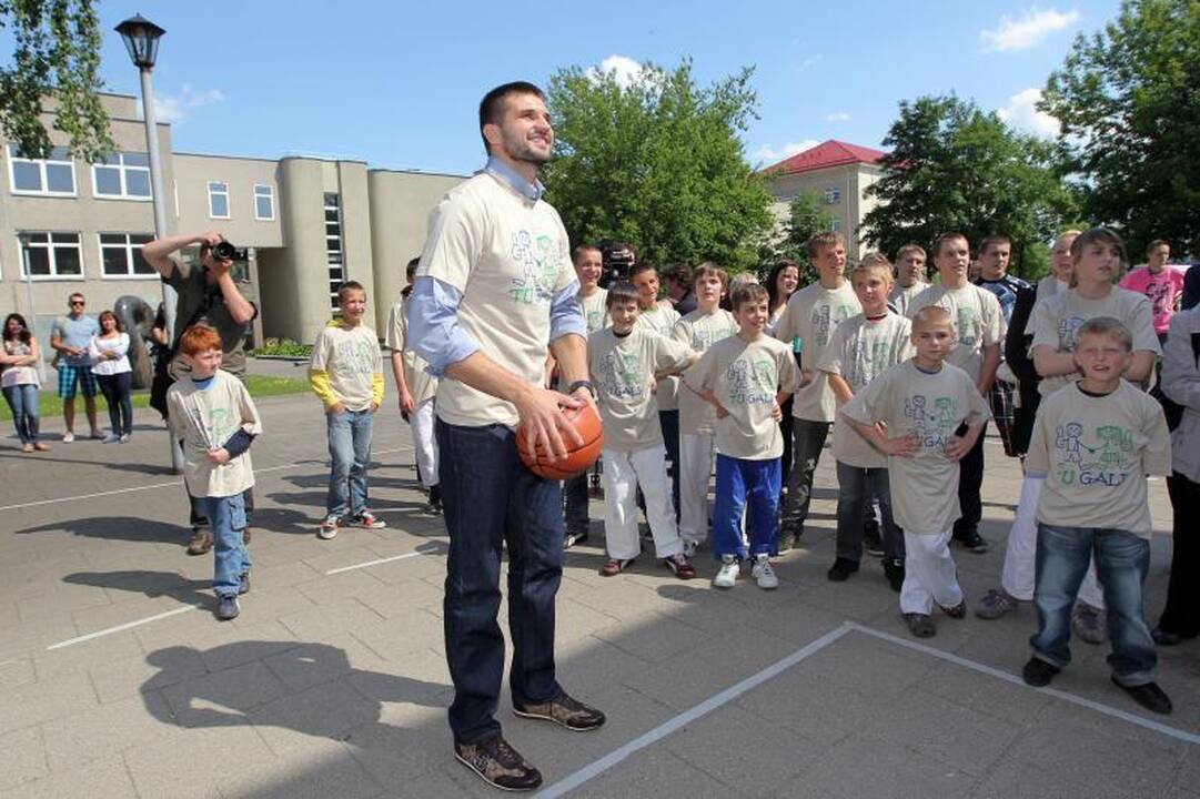 L.Kleiza: reikia eiti į salę