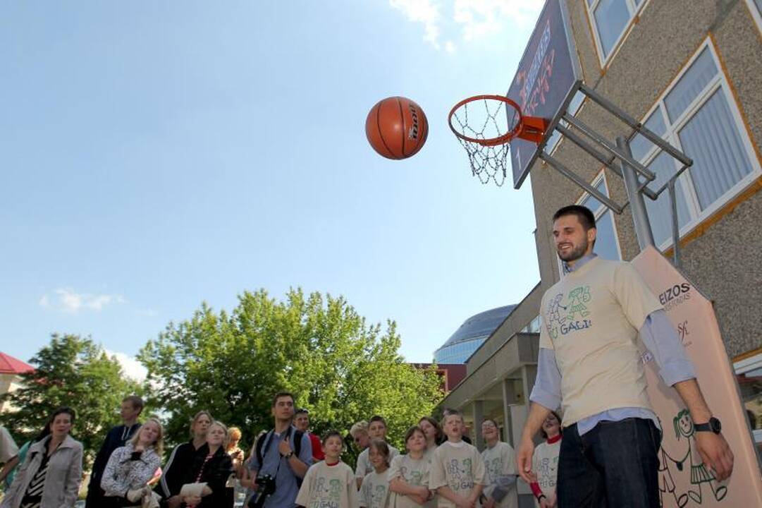 L.Kleiza: reikia eiti į salę